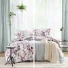 Comfort Spaces Reversible Floral Botanical Seersucker Comforter Set