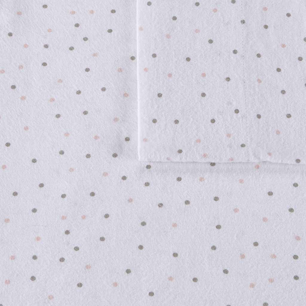 Intelligent Design Cotton Flannel Printed Sheet Set