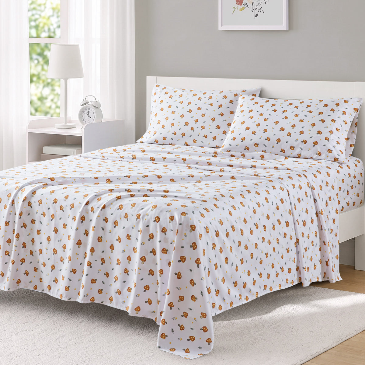 Intelligent Design Printed Microfiber Sheet Set