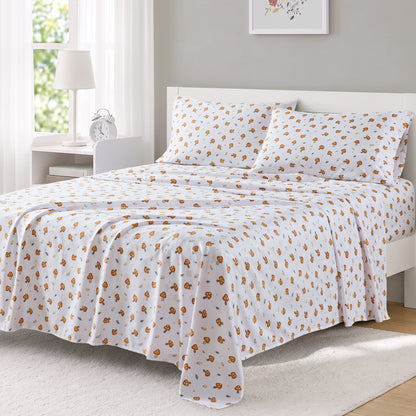 Intelligent Design Printed Microfiber Sheet Set