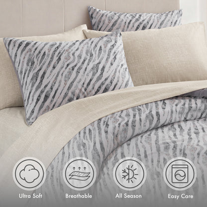 Madison Park Essentials Nixon 5 Pieces Comforter Set with Sheet Set