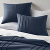 Comfort Spaces Soft Washed Pleated Duvet Cover Set