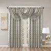SunSmart Jacquard Lined Total Blackout Rod Pocket/Back Tab Curtain Panel
