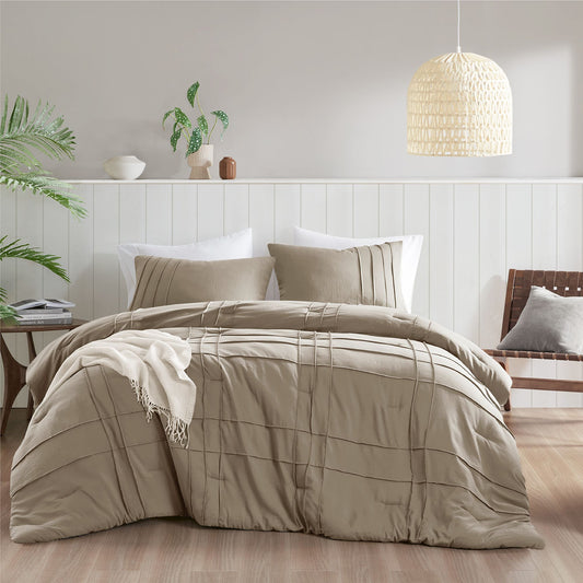 Regency Heights Porter Soft Washed Pleated Comforter Set