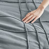 Comfort Spaces Soft Washed Pleated Duvet Cover Set