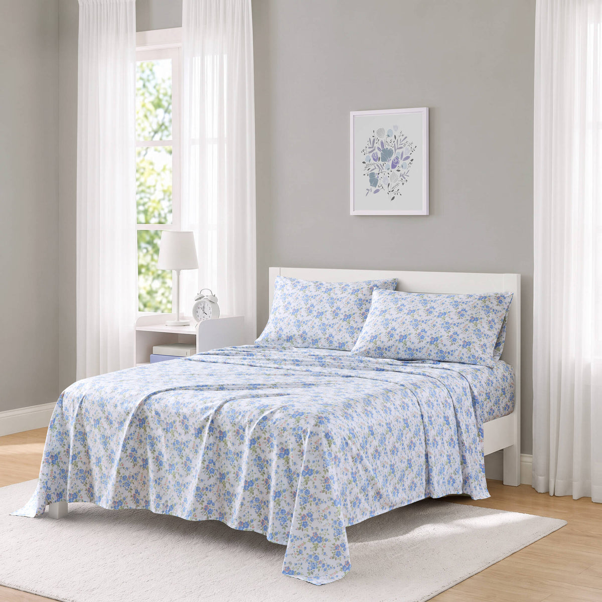 Intelligent Design Printed Microfiber Sheet Set