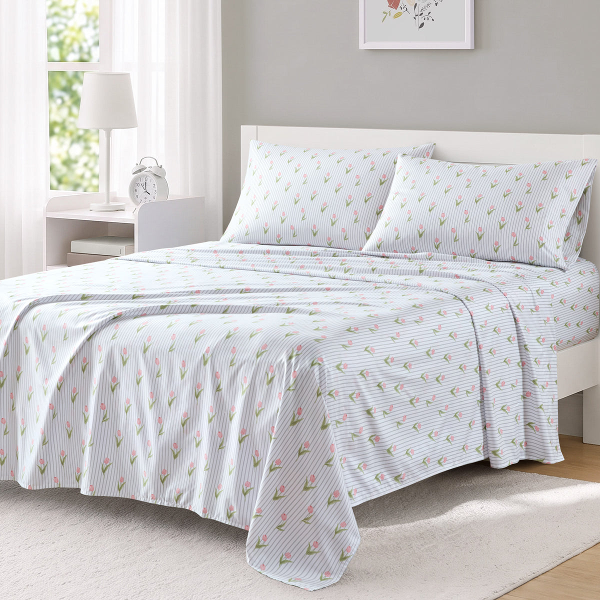 Intelligent Design Printed Microfiber Sheet Set