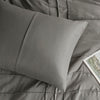 Comfort Spaces Soft Washed Pleated Duvet Cover Set
