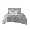 Intelligent Design Metallic Printed Comforter Set