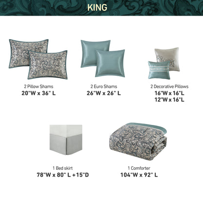 Regency Heights Brystol 8pcs Comforter Set