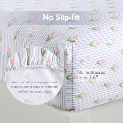 Intelligent Design Printed Microfiber Sheet Set
