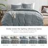 Comfort Spaces Soft Washed Pleated Duvet Cover Set