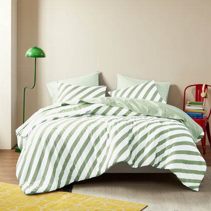 Regency Heights Echo Stripe Textured Print Comforter Set