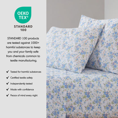 Intelligent Design Printed Microfiber Sheet Set