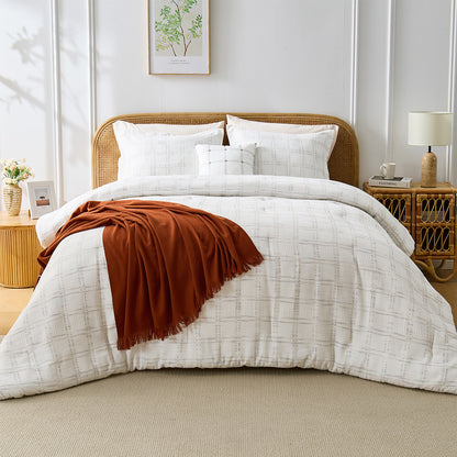 Regency Heights Tessa Waffle Weave Textured Comforter Set