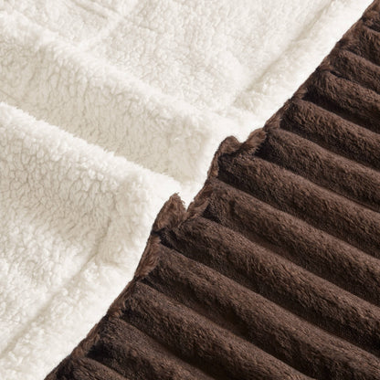 Serta Heated Cord Plush Heated Throw