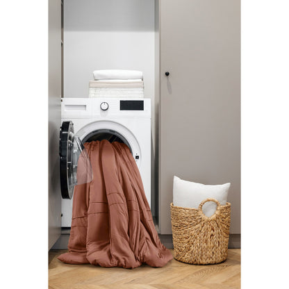 Parker Soft Washed Pleated Comforter Set