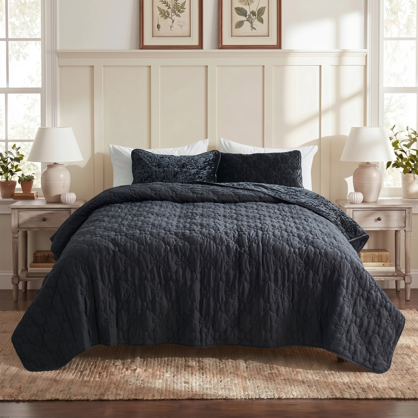 Regency Heights Juliana Velvet Quilt Mini Set