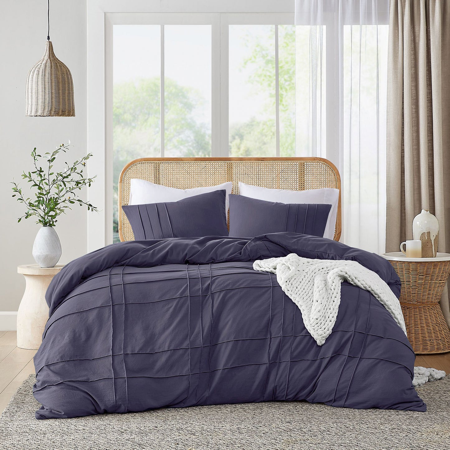Regency Heights Porter Soft Washed Pleated Comforter Set