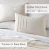 Comfort Spaces Soft Washed Pleated Duvet Cover Set