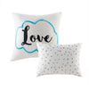 Intelligent Design Metallic Printed Comforter Set