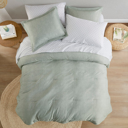 Regency Heights Camden Chambray Print Microfiber Comforter Set