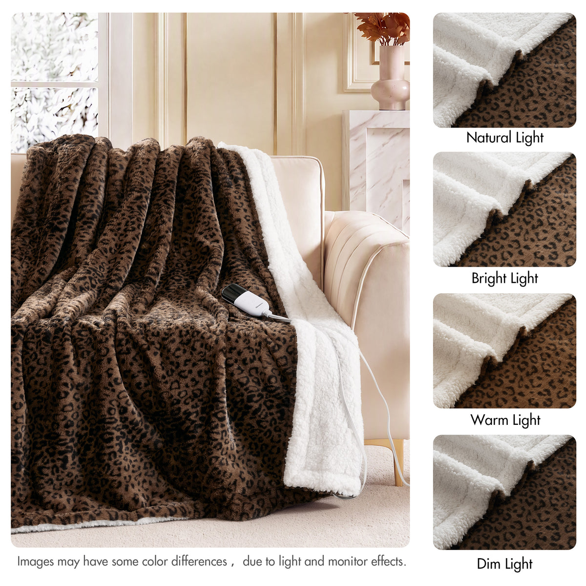 Beautyrest Heated Zuri Luxe Heated Throw