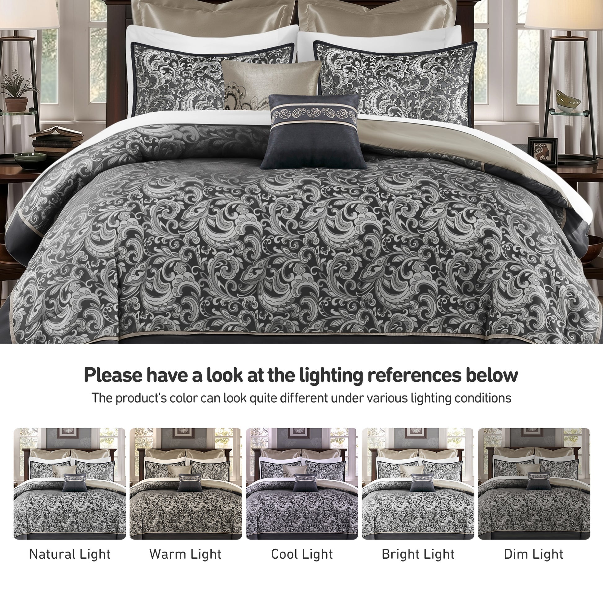 Regency Heights Bryson 8pcs Comforter Set
