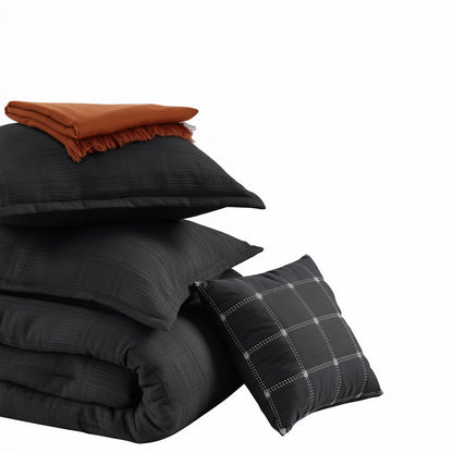 Regency Heights Tessa Waffle Weave Textured Comforter Set