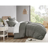Comfort Spaces Soft Washed Pleated Duvet Cover Set