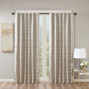 SunSmart Jacquard Lined Total Blackout Rod Pocket/Back Tab Curtain Panel