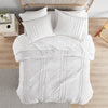 Comfort Spaces Soft Washed Pleated Duvet Cover Set
