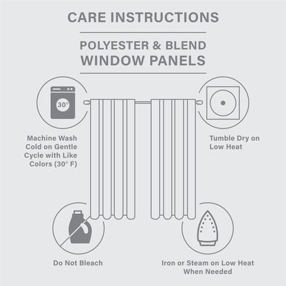 Madison Park Plaid Faux Leather Tab Top Curtain Panel with Fleece Lining
