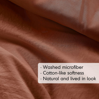 Parker Soft Washed Pleated Comforter Set