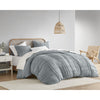 Comfort Spaces Soft Washed Pleated Duvet Cover Set
