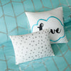 Intelligent Design Metallic Printed Comforter Set