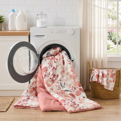 Regency Heights Gabrielle Reversible Floral Botanical Seersucker Comforter Set