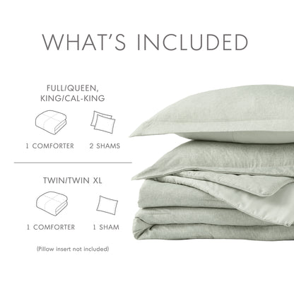 Regency Heights Camden Chambray Print Microfiber Comforter Set