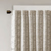 SunSmart Jacquard Lined Total Blackout Rod Pocket/Back Tab Curtain Panel