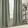Madison Park Plaid Rod Pocket and Back Tab Curtain Panel with Fleece Lining