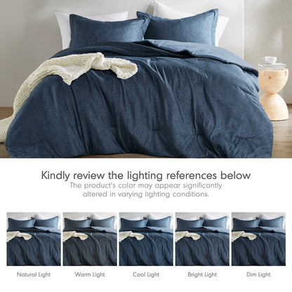 Regency Heights Camden Chambray Print Microfiber Comforter Set