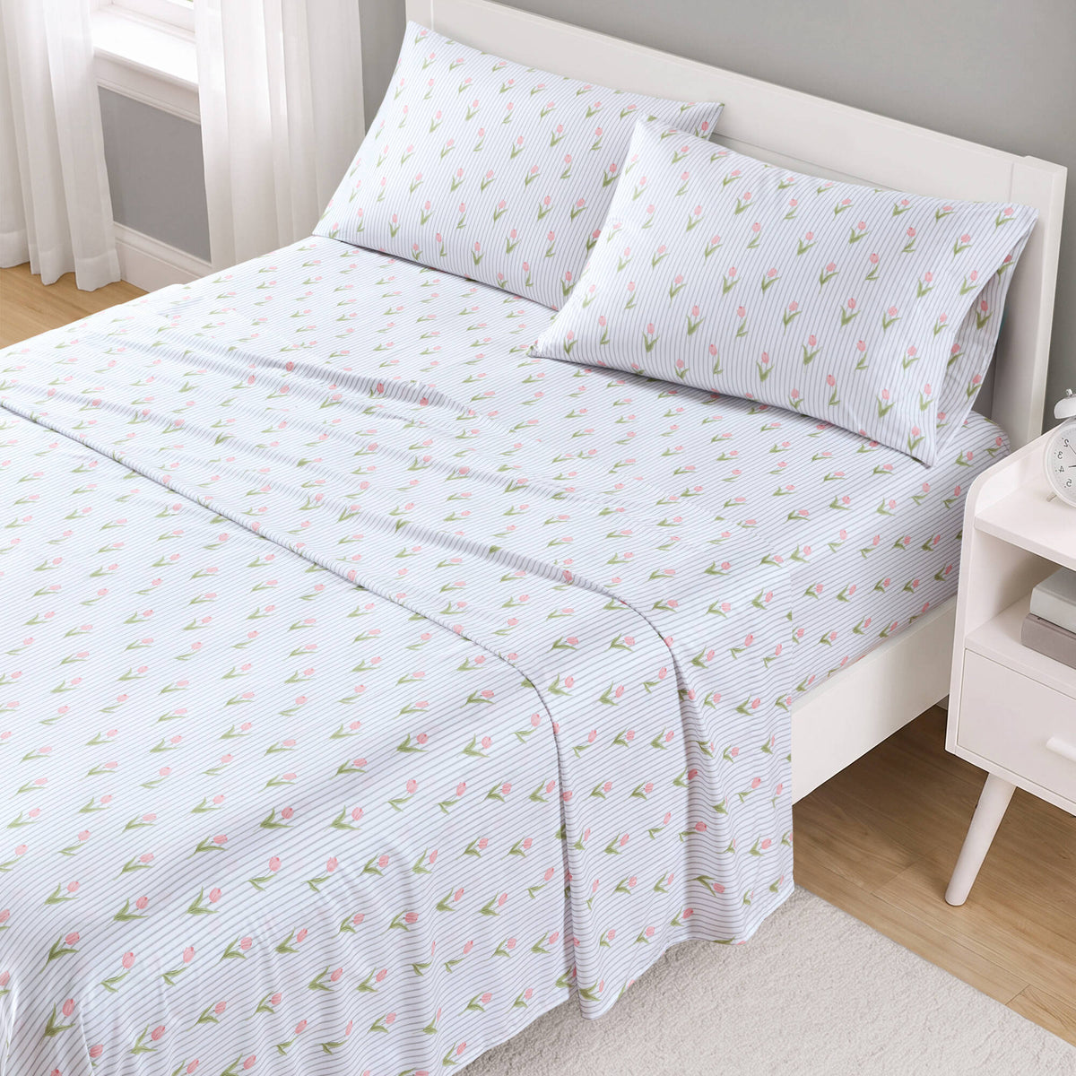 Intelligent Design Printed Microfiber Sheet Set