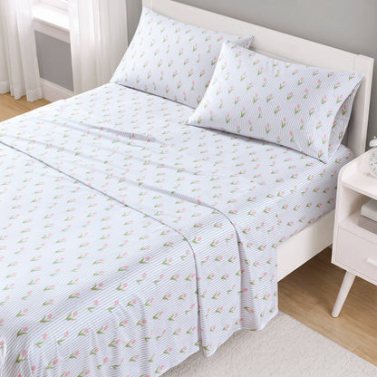 Intelligent Design Printed Microfiber Sheet Set