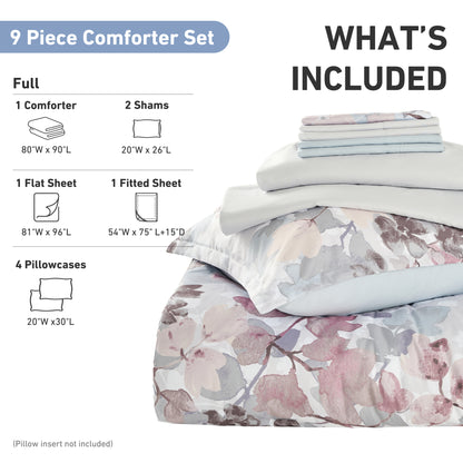 Aurelia Comforter Set with Bed Sheets