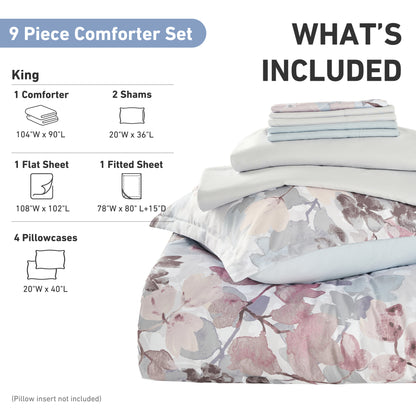 Aurelia Comforter Set with Bed Sheets