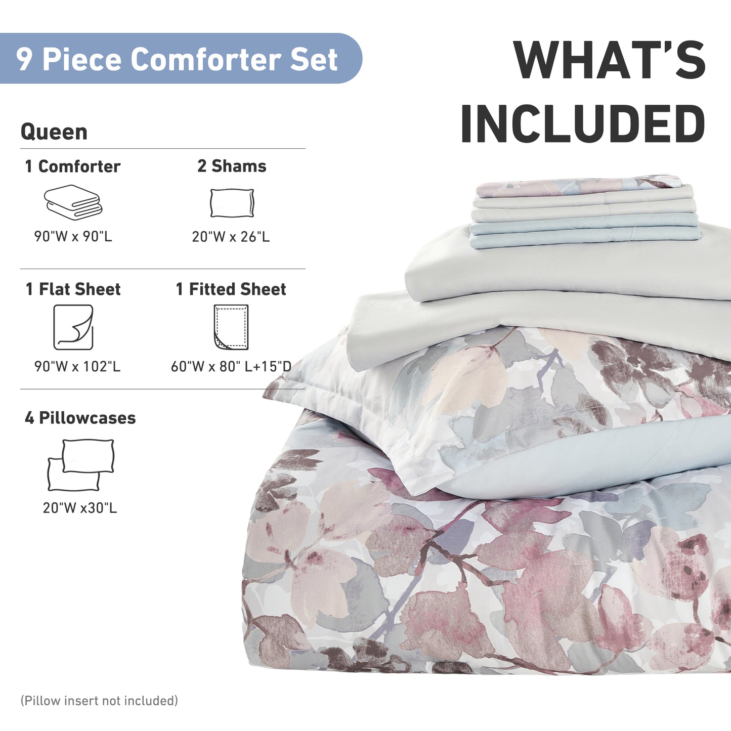 Aurelia Comforter Set with Bed Sheets