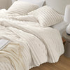 Avril Fluffy Ribbed Plush Comforter Set