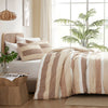 Blais Stripe Textured Print Comforter Set