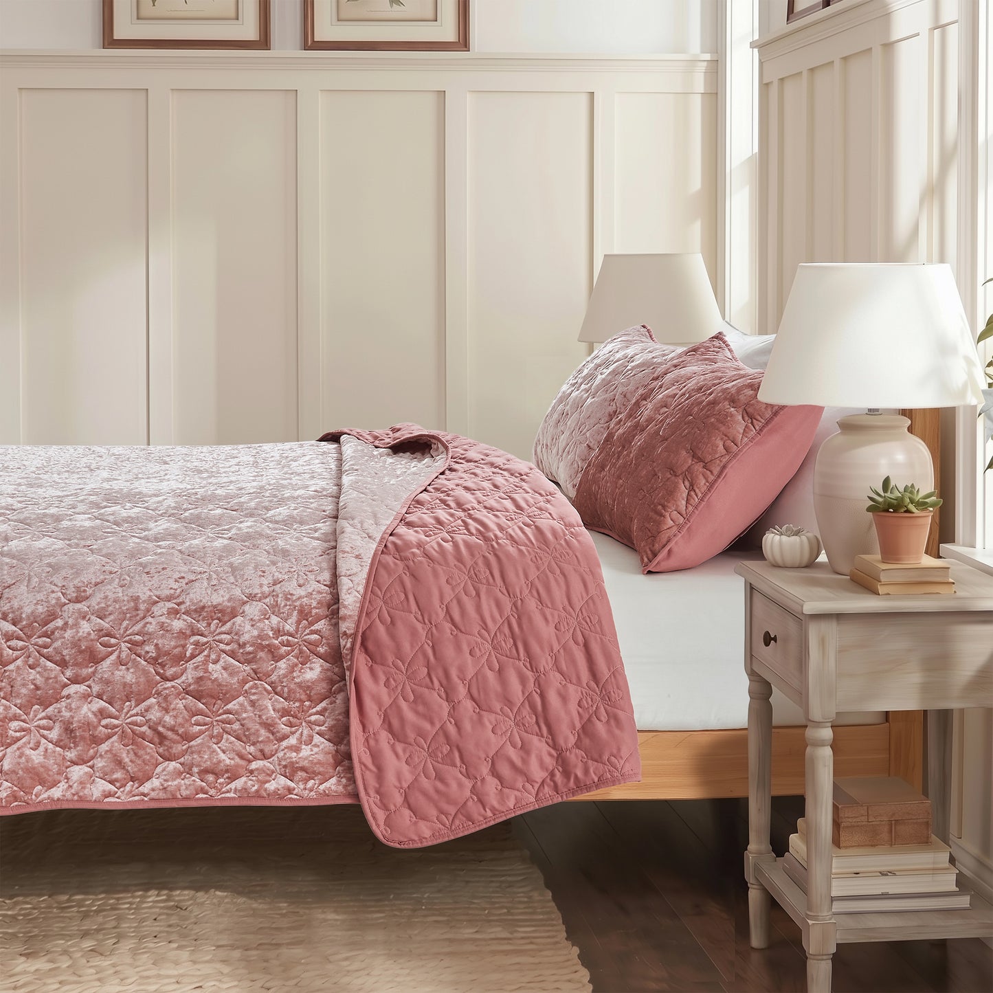 Juliana Velvet Quilt Mini Set