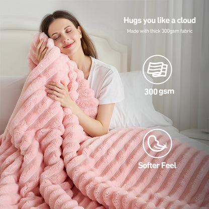 Cord Plush Comforter Set